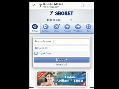 login-sbobet-mobile